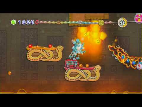 Temper Temple | Kirby's Epic Yarn Walkthrough "14/51" (No Commentary)