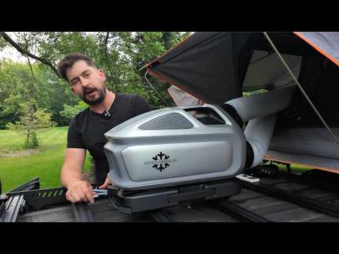 How to Set up the ZERO BREEZE Mark 3 Portable A/C on Your Roof Top Tent