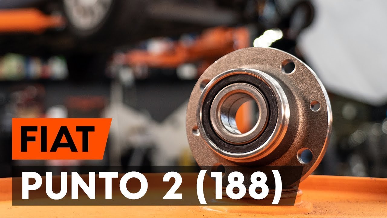 Jak vyměnit zadní ložisko kola na Fiat Punto 188 – návod k výměně