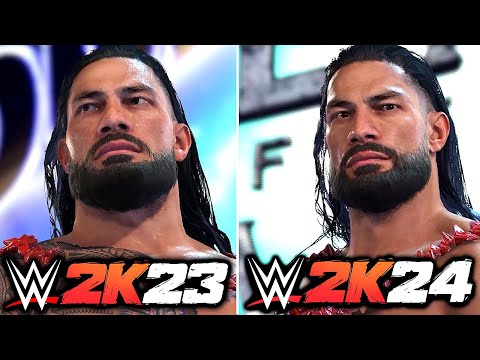 WWE 2K24 vs WWE 2K23 Watch The Insane Graphics Improvement