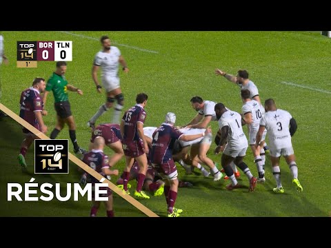 TOP 14 Saison 2025-2026 J12 - Résumé Union Bordeaux-Bègles - RC Toulon