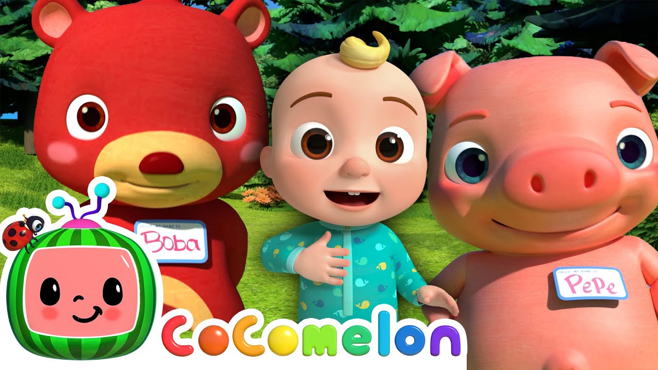 My Name Song| CoComelon Furry Friends | Animals for Kids