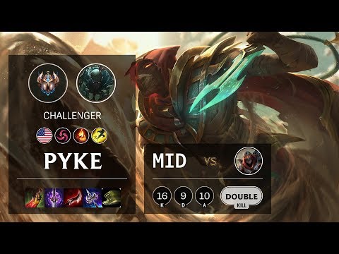 Pyke Mid vs Zed - NA Challenger Patch 10.12