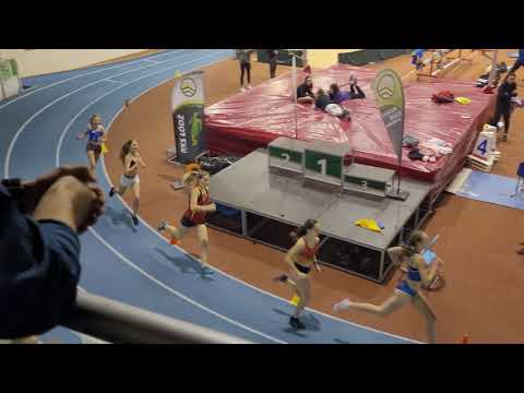 Bieg 600m K Seria 2 - Mityng Otwarcia Sezonu Halowego 2022 - Hala RKS Łódź