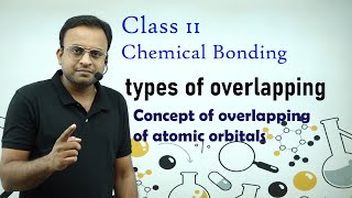 Concept of overlapping of atomic orbitals | chemical bonding | types of overlapping
