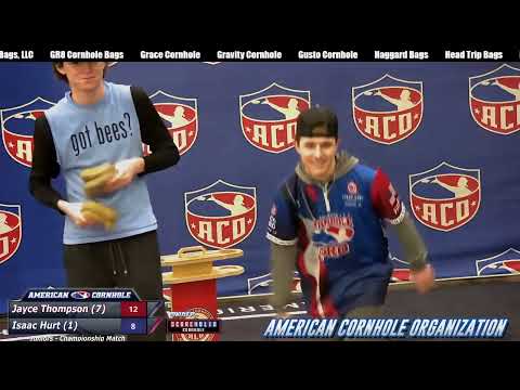 ACO FAST PITCH! - Jayce Thompson vs Isaac Hurt - Juniors Championship - ACO Dalton Major 19