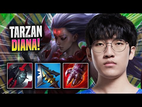TARZAN DOMINATING WITH DIANA! - LNG Tarzan Plays Diana JUNGLE vs Lee Sin! | Season 2022