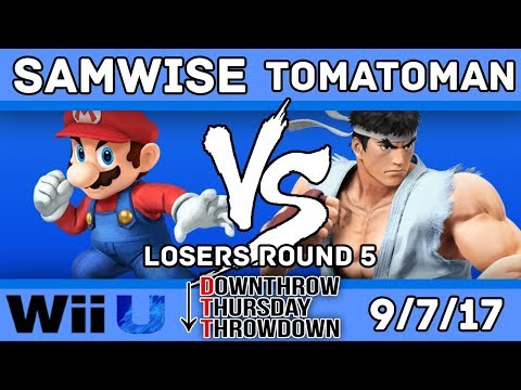 DTT #45 - Samwise (Mario) VS. Tomatoman (Ryu) - SSB4 Losers Quarters - Smash for Wii U