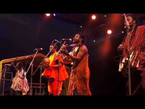 King Ayisoba and band at Respect Festival 2013