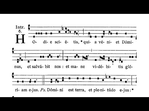 In Vigilia Nativitatis Domini (Vigil of Nativity of Lord) - Introitus (Hodie scietis)