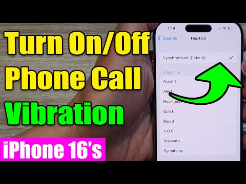 📲 Turn On/Off Phone Call Vibration for iPhone 16/16 Pro Max | iOS 18 Guide