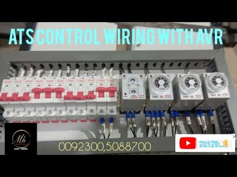 ATS controls wiring with AVR,