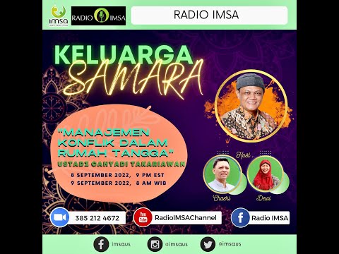Keluarga SAMARA | Manajemen Konflik Dalam Rumah Tangga | Ust. Cahyadi Takariawan