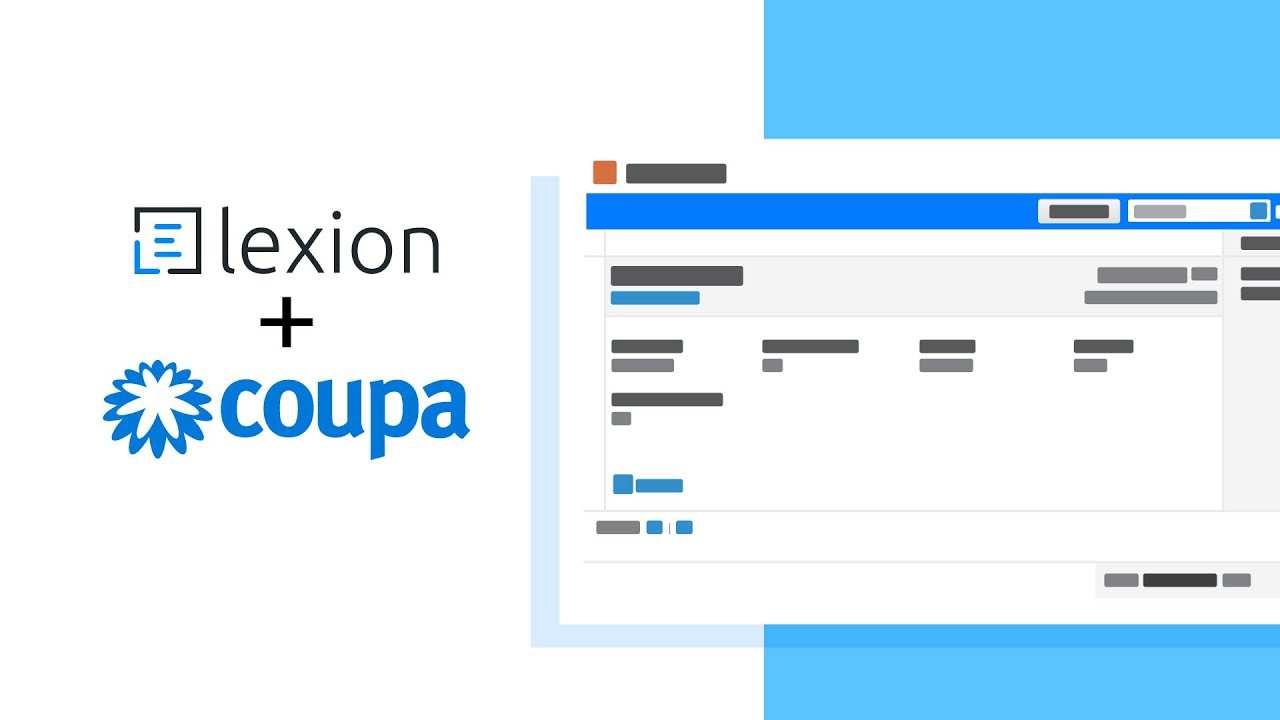 Lexion Coupa Integration