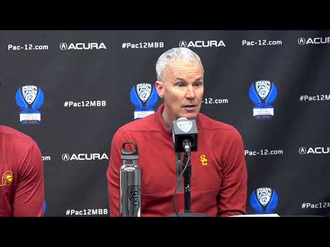 USC Postgame Press Conference | 2024 Pac-12 Men's Basketball Tournament First Round