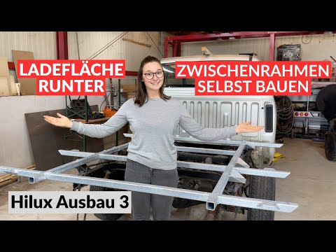 Building your own subframe for a pickup truck camper - Hilux conversion 3