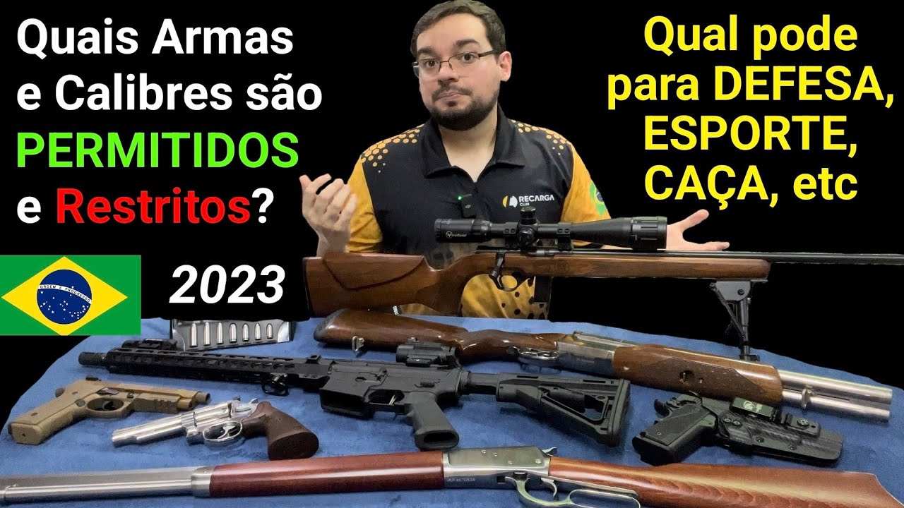 Atualizado: Quais Armas e Calibres pode ter Agora? Explicando os de Defesa, Esporte, Caça (CAC)