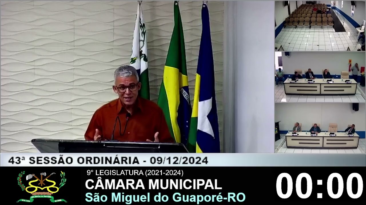 43ª SESSÃO ORDINÁRIA - 09/12/2024