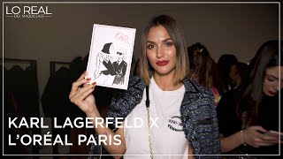 L`oreal La fiesta de presentación de la colección exclusiva de Karl Lagerfeld anuncio