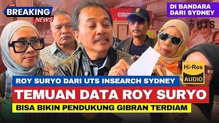 Download lagu 🔴 Full - Temuan Data Roy Suryo Dari UTS Sydney❗️Konferensi Pers di Bandara Pendukung Gibran Diam❗️ mp3