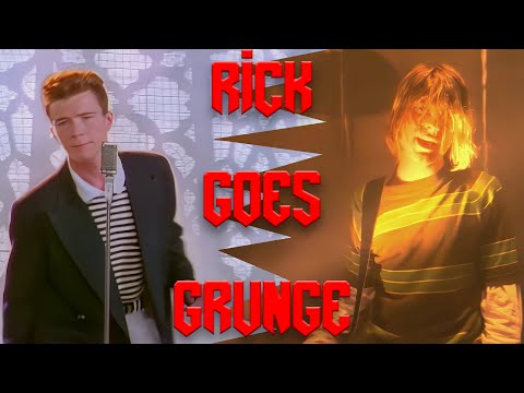 Rickrolling Nirvana: Never gonna give your teen spirit up (HD)