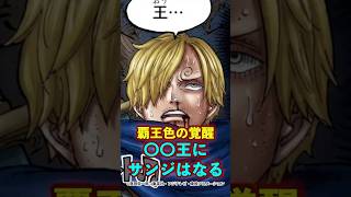 【ワンピース】覇王色の覚醒！サンジが目指すのは〇〇の王 ※最新話ネタバレ注意 #ワンピース #onepiece #考察