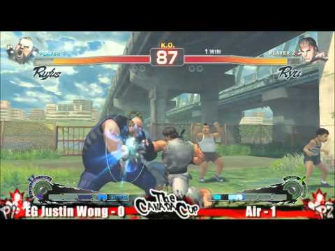 Canada Cup Gaming 2010 EG Justin Wong vs Air SSF4 Singles top 8