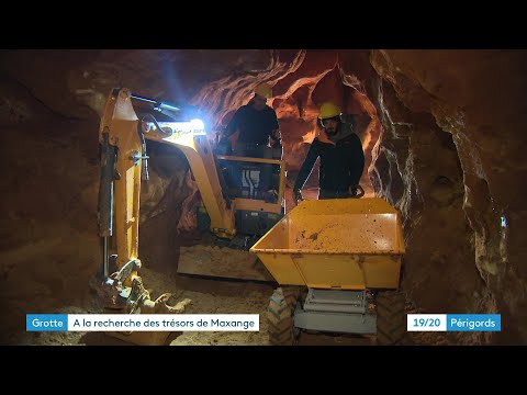 A la recherche de nouvelles galeries dans les grottes de Maxange