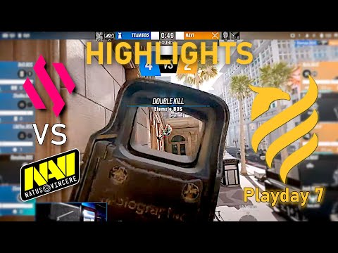 DOMINATION! BDS vs NaVi - HIGHLIGHTS - Playday 7 - EUL 2022 Stage 3 - R6 Esport