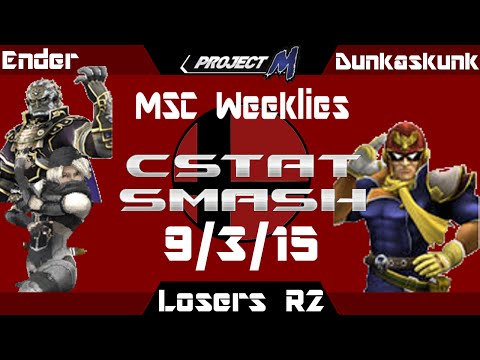 MSC SSBPM 9-3-15 Singles LR2 - Ender (Sheik, Ganon) vs. Dunkaskunk (C. Falcon)