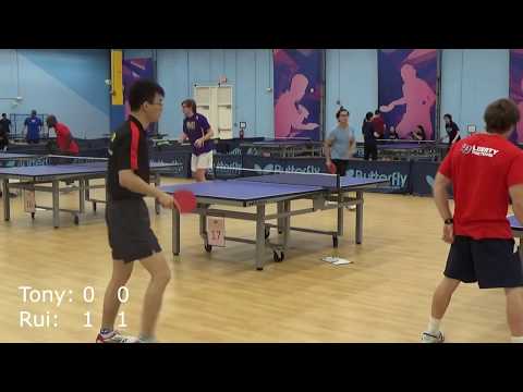 Tony Ma vs. Rui Xu (NCTTA Regionals - UNC vs. Maryland)