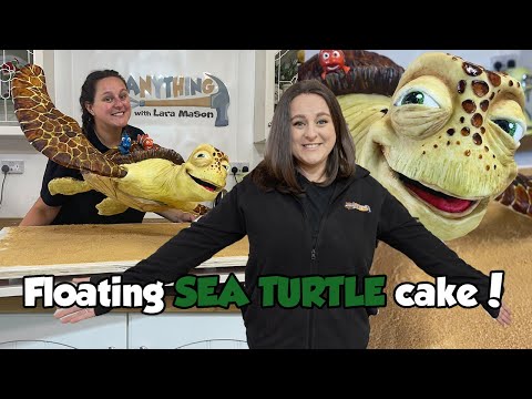 Floating Crush from Finding Nemo CAKE!