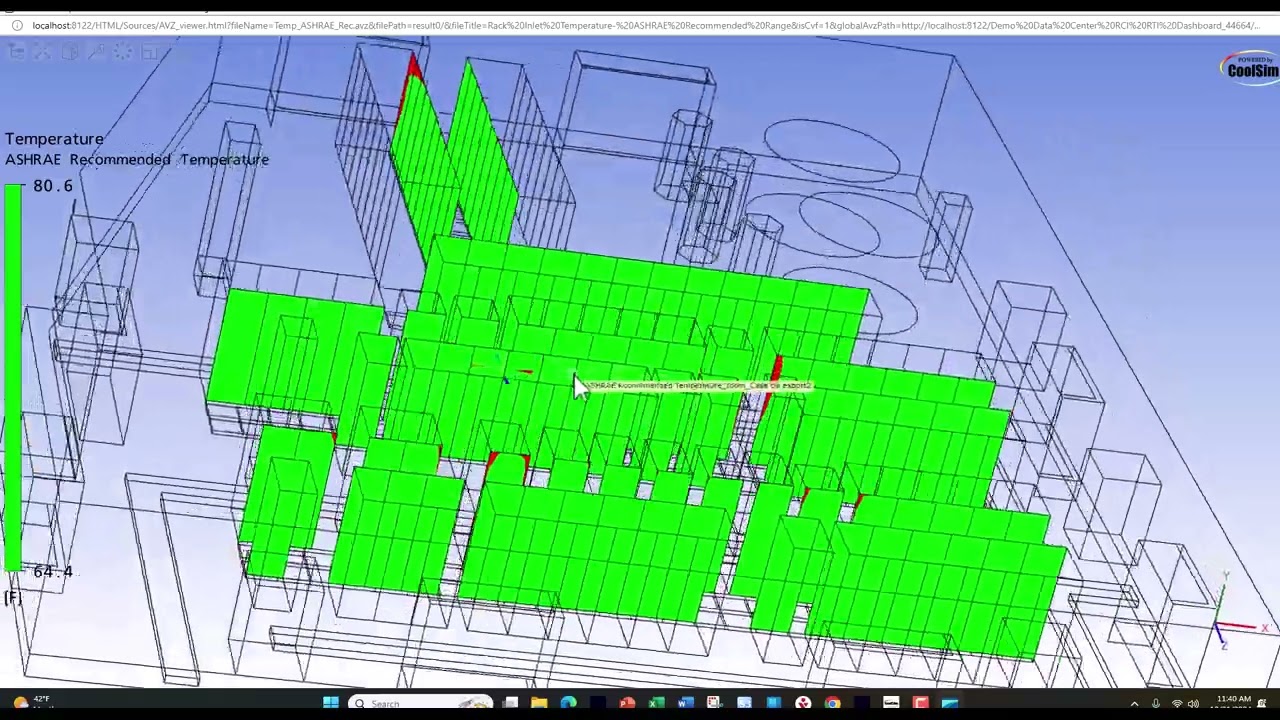 CoolSim Output Report Overview