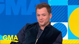Taron Egerton on playing Elton John and the gift he got from the superstar l GMA