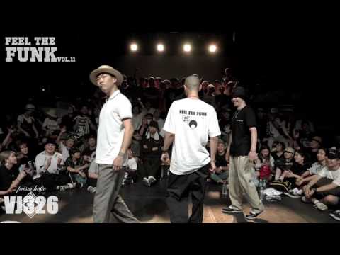 feel the funk vol.11 popping side semi final Hoan vsKite (팝핀사이드 4강 호안 vs 카이트)