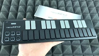 Video thumbnail for KORG nanoKEY2 Slim-line USB Keyboard Unboxing by Tech & Design