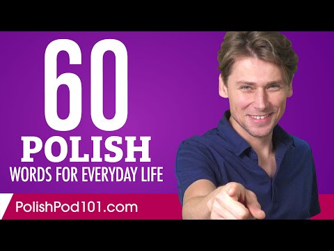 60 Polish Words for Everyday Life - Basic Vocabulary #3