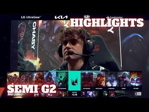 KOI vs MAD - Game 2 Highlights | Semi Final LEC Winter 2023 Playoffs | Mad Lions vs KOI G2