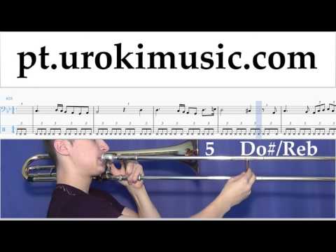 Aprender Trombone Schubert - Ave Maria Tablatura Parte#2 um-b372