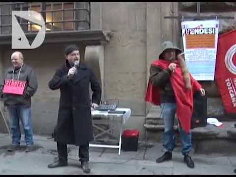 Il flash mob della Filt-Cgil - VIDEO