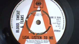 Blood, Sweat &amp; Tears - Lisa, Listen To Me