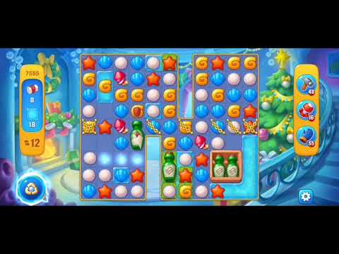 Fishdom 7595 Hard Level - NO 💣🧨💥