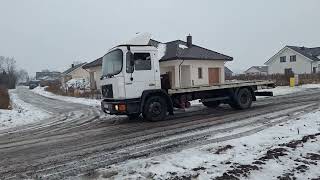 平台式运输车 MAN 14.222 (MANUAL PUMP / TIRES 22.5 / PERFECT) | 图像 6 - Autoline