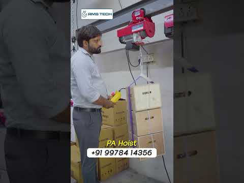 RMS ENGINEERS best PA hoist for easy and smooth operations  #shorts
