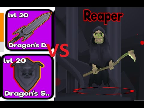 Level 20 Elf Weapons VS THE REAPER! | Swordmasters.io