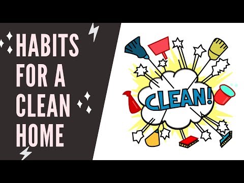 15 Everyday Habits For A Clean Home - Tips For Keeping Home Clean in under 2 minutes