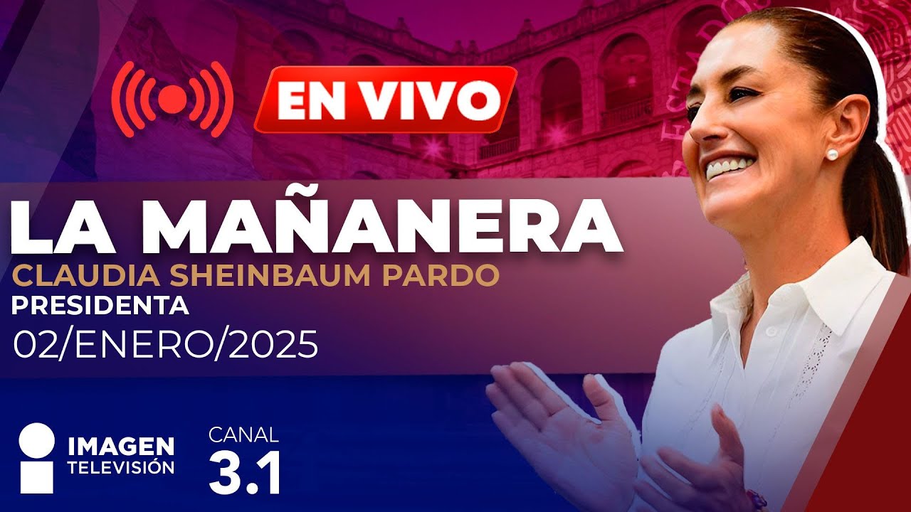 Claudia Sheinbaum | Conferencia de Prensa | En Vivo | 1 de enero de 2025