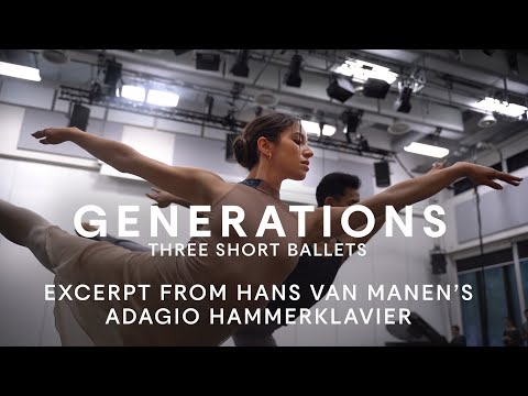 Generations: Three Short Ballets | Excerpt from Hans van Manen's Adagio Hammerklavier rehearsals
