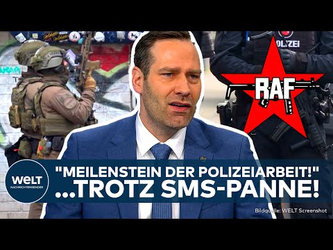 RAF-TERRORISTEN: Trotz SMS-Panne bei Klettes Festnahme! GdP-Chef verteidigt Kollegen!