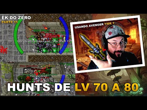 HUNTS PARA LV 70 E 80 TESTANDO | EK DO ZERO PARTE 15 - ISSOBRA